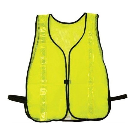 Nmc Safety Vest Lime Yellow Mesh SV8